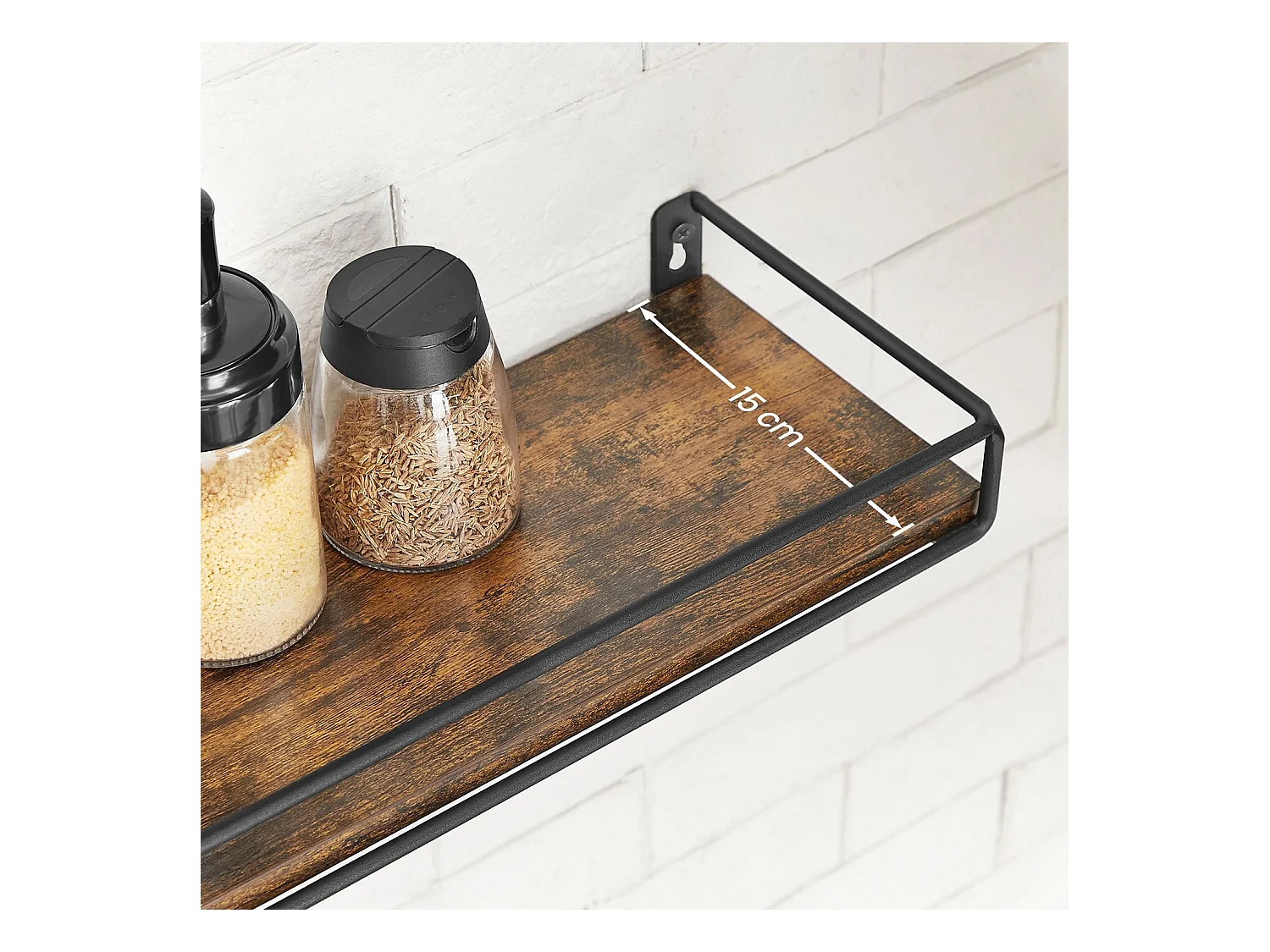 2er-Set Wandregal Schweberegal