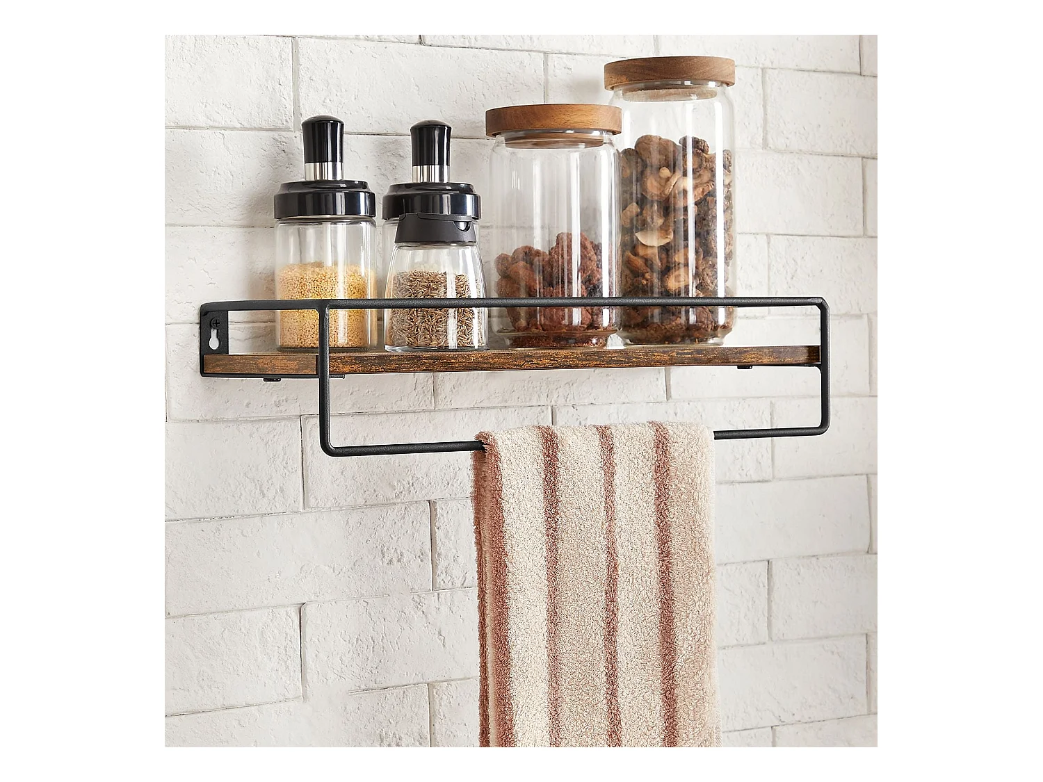 2er-Set Wandregal Schweberegal