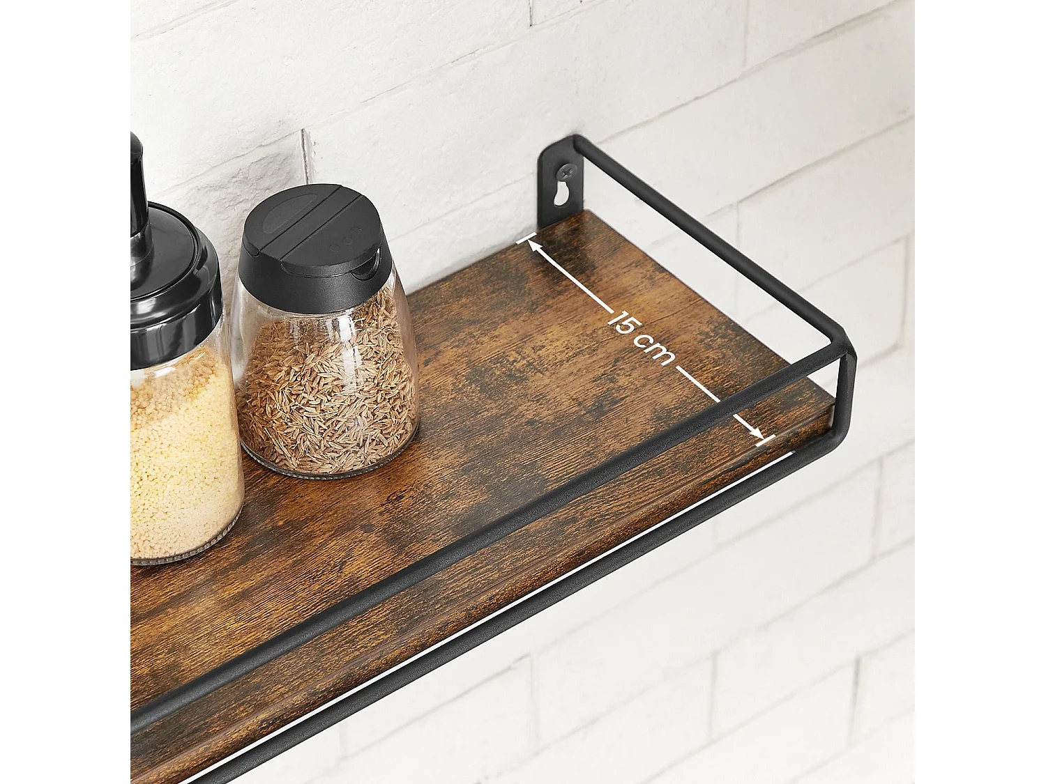 2er-Set Wandregal Schweberegal