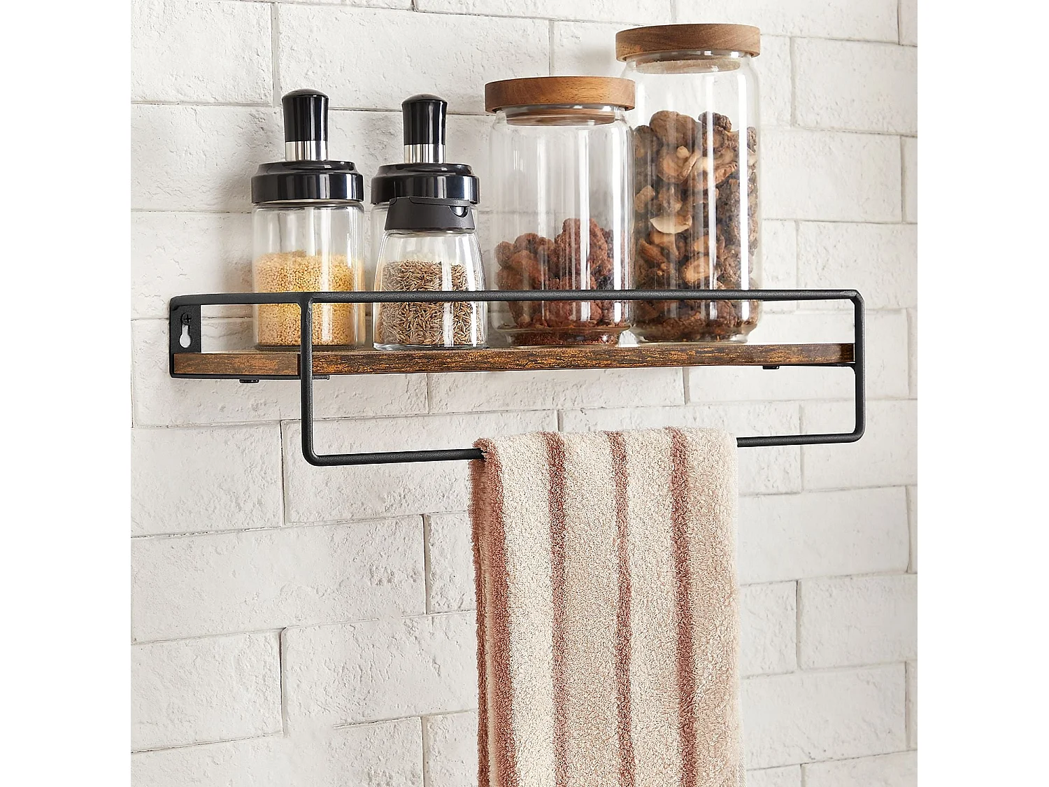 2er-Set Wandregal Schweberegal