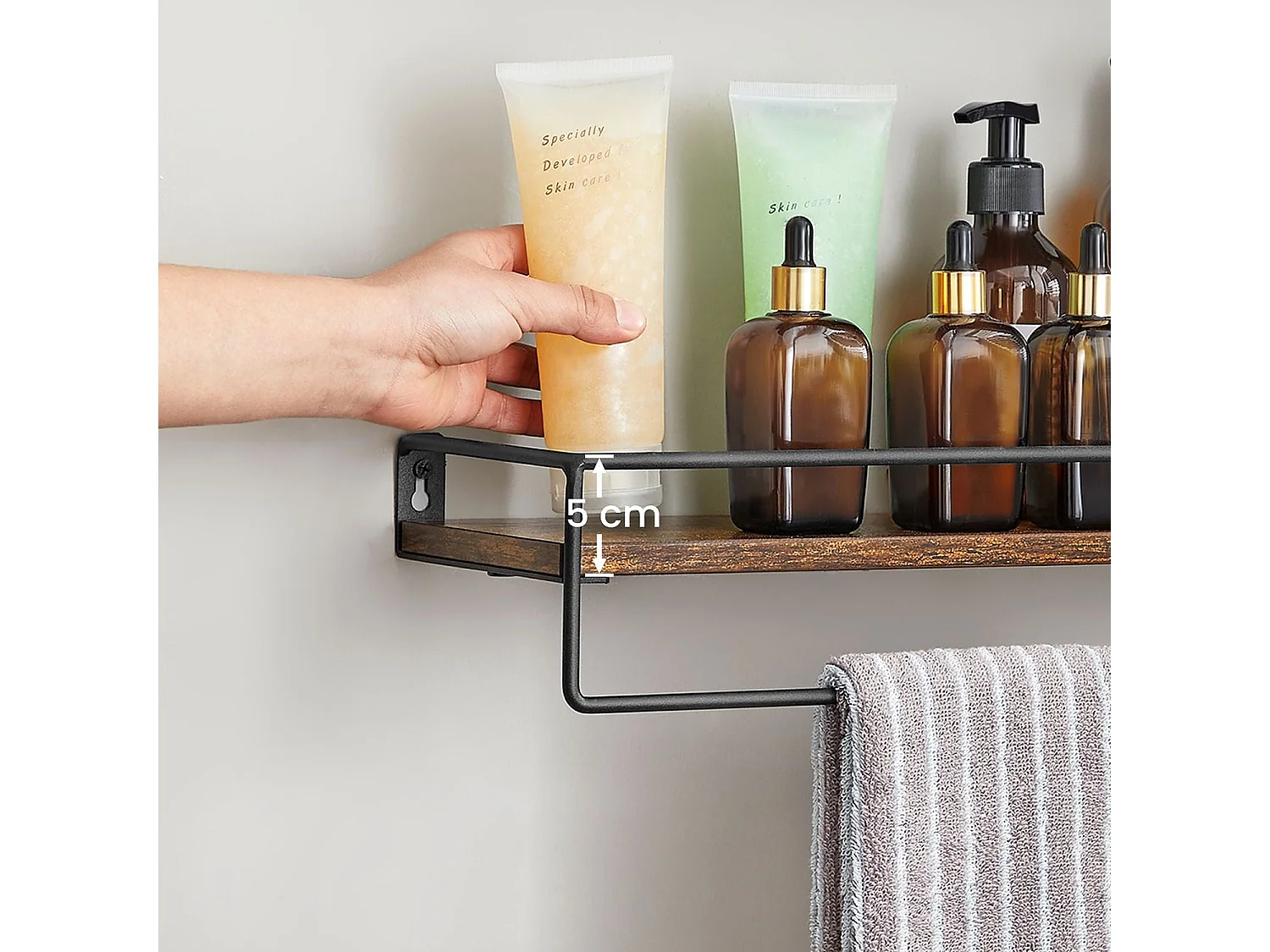 2er-Set Wandregal Schweberegal