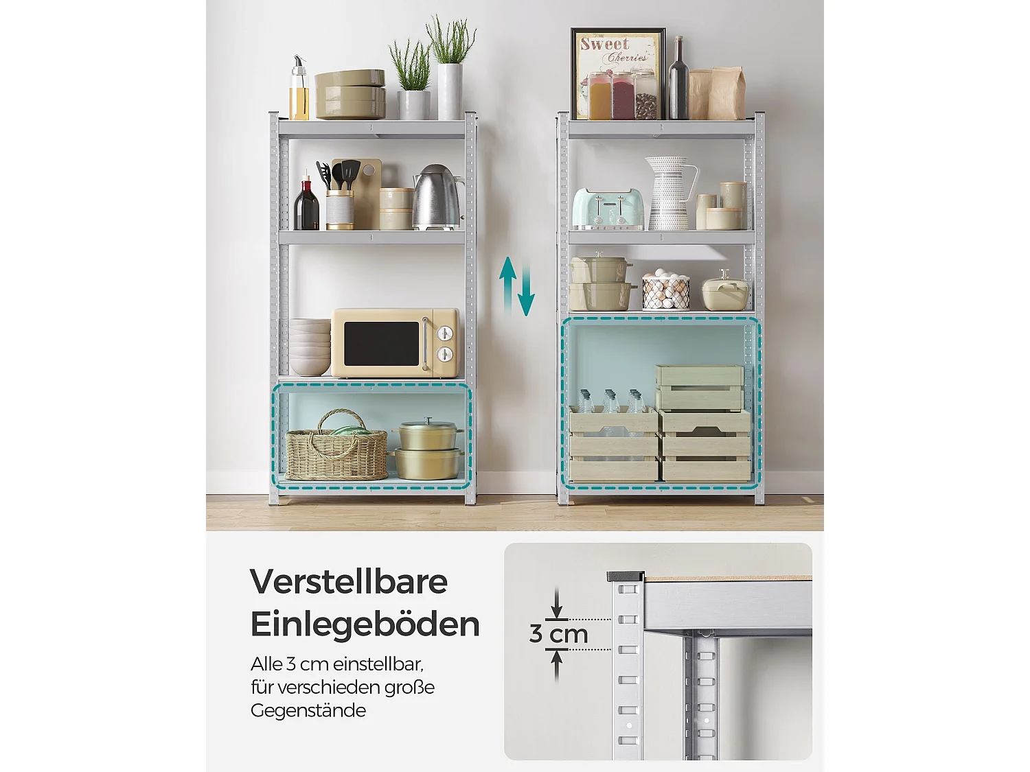 Étagères robustes Monrovia lot de 2 Bafoussam