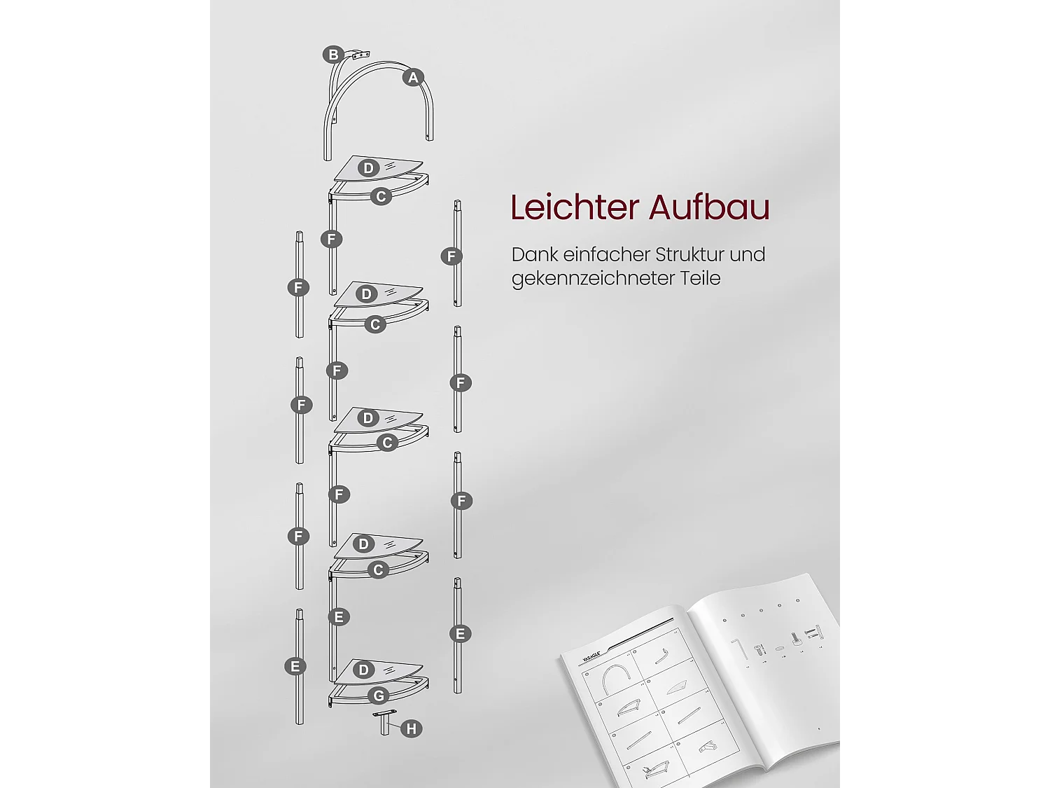 Mensola angolare Crespellano