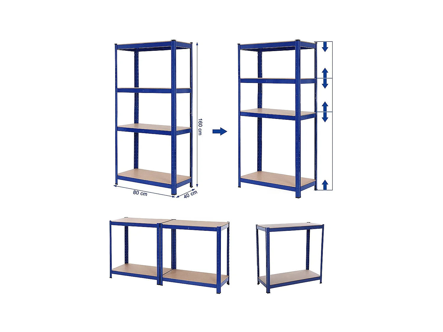 Schwerlastregal Mexico City 2er-Set Bamenda