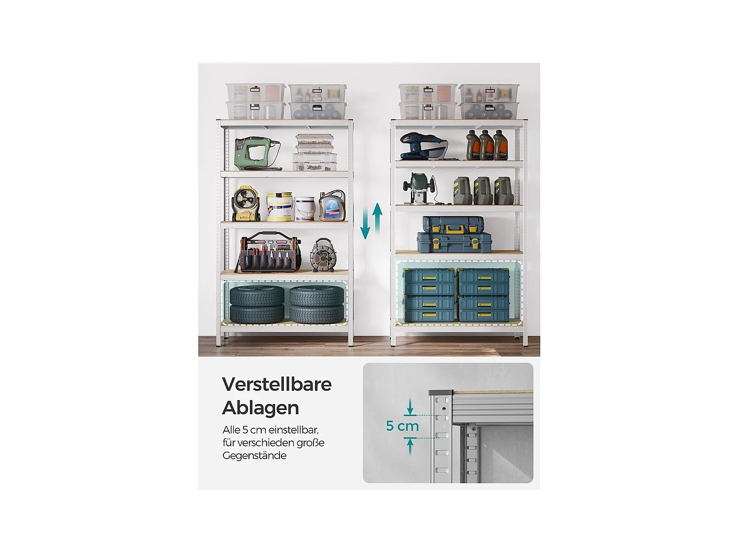 Schwerlastregal Bangkok 2er-Set Windhoek