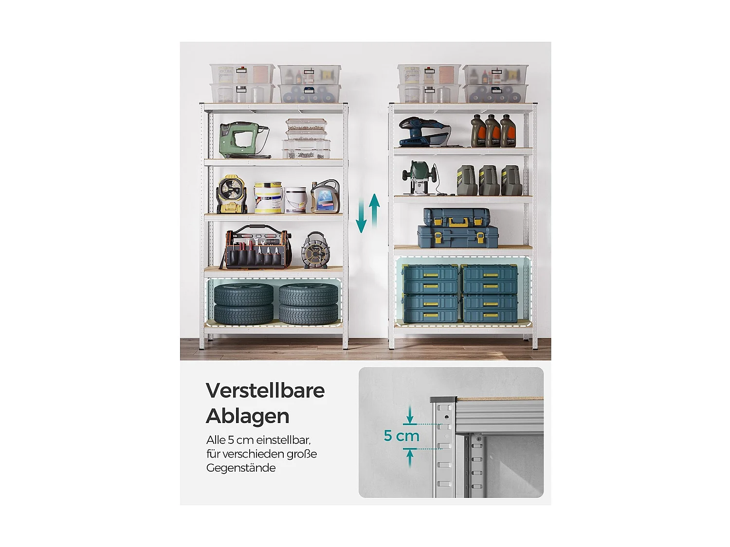 Schwerlastregal Bangkok 2er-Set Windhoek