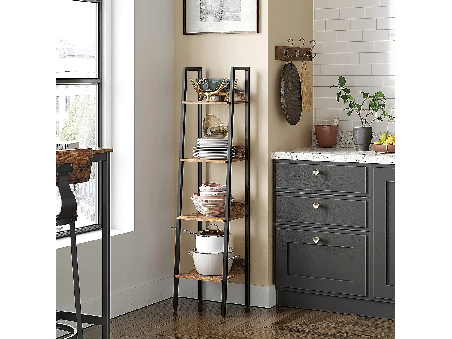 Bücherregal Leiterregal Kampala