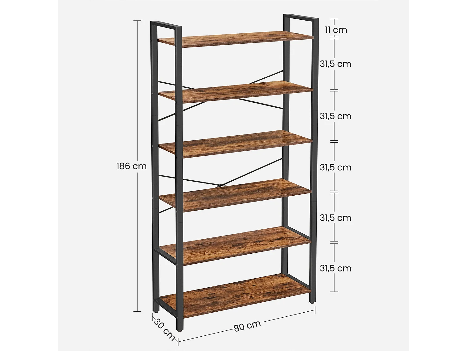 Bücherregal Standregal Bilāspur