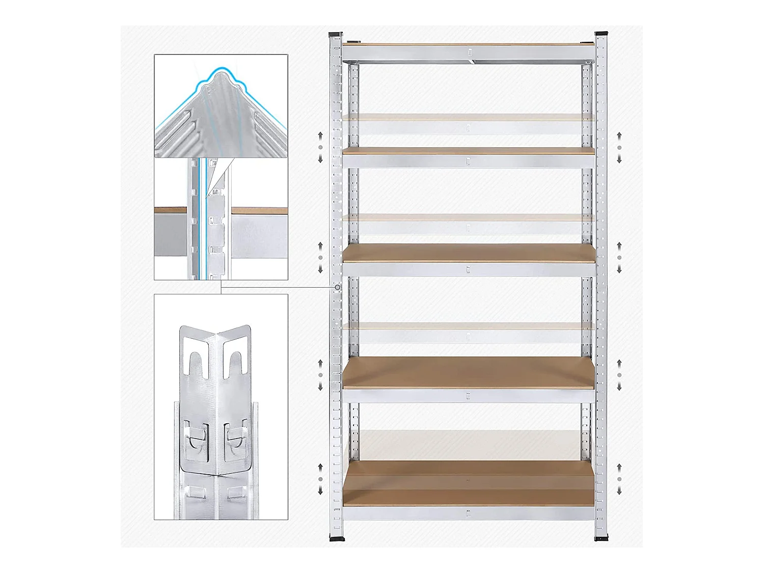 Schwerlastregal Johannesburg 2er-Set