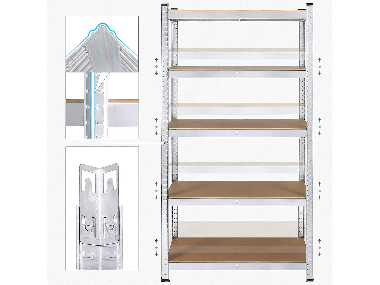 Schwerlastregal Johannesburg 2er-Set
