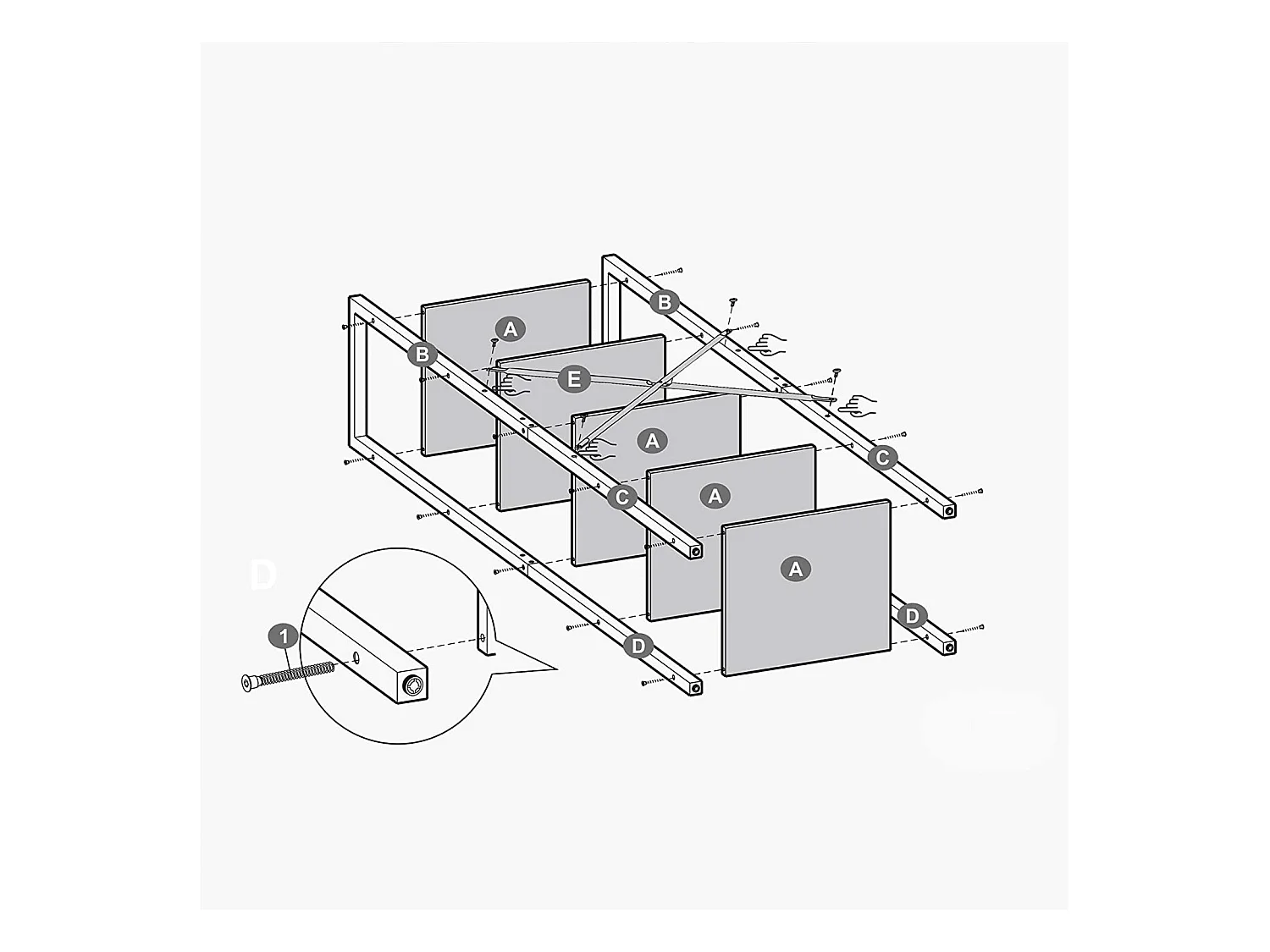 Bücherregal Portachuelo