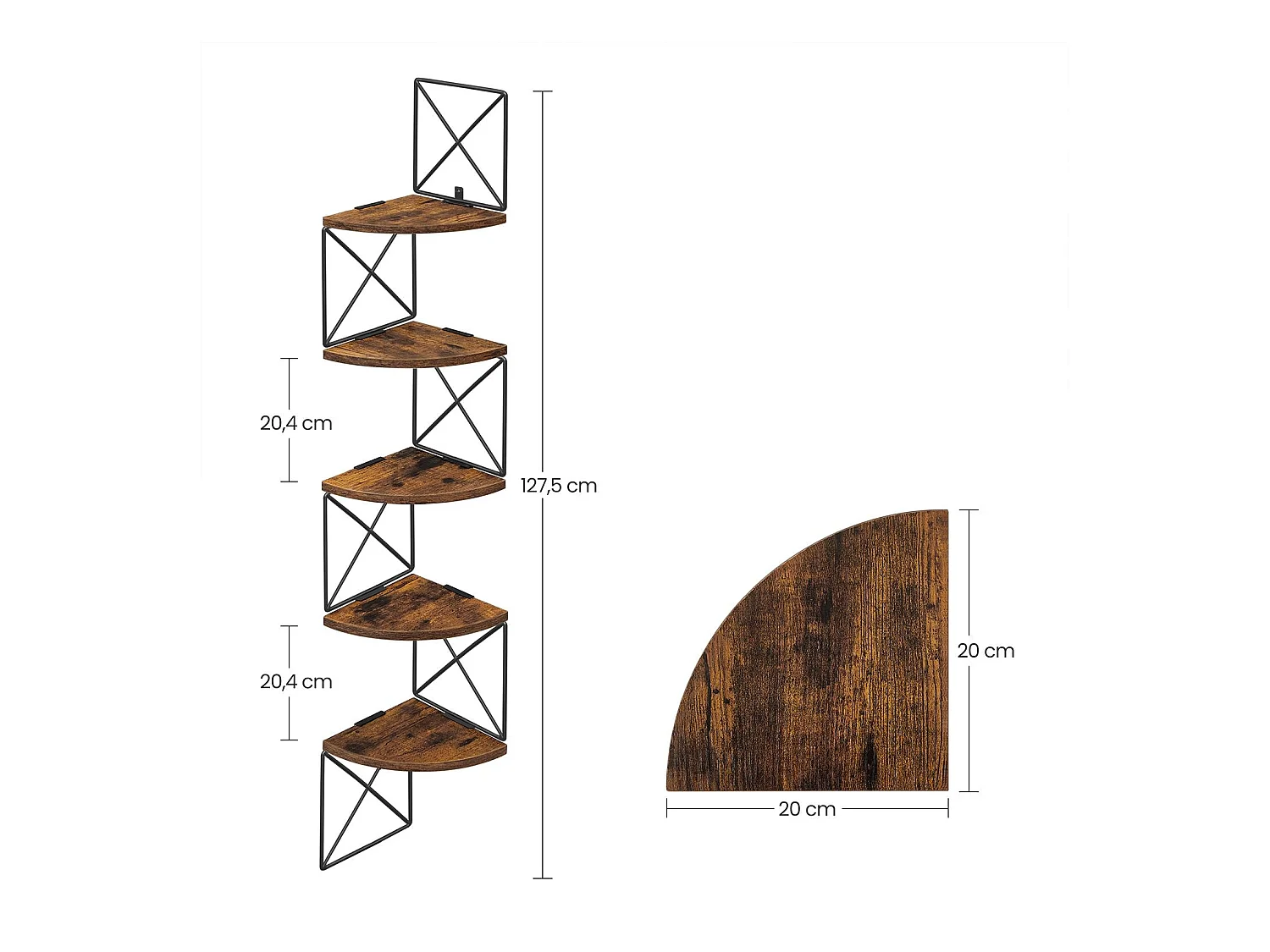Eckregal Wandregal Antananarivo