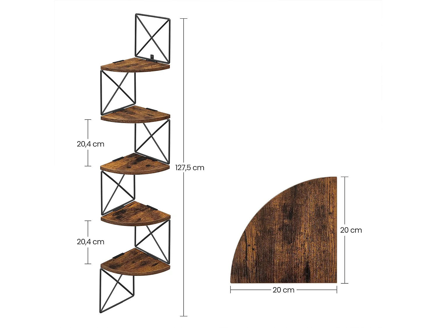 Eckregal Wandregal Antananarivo