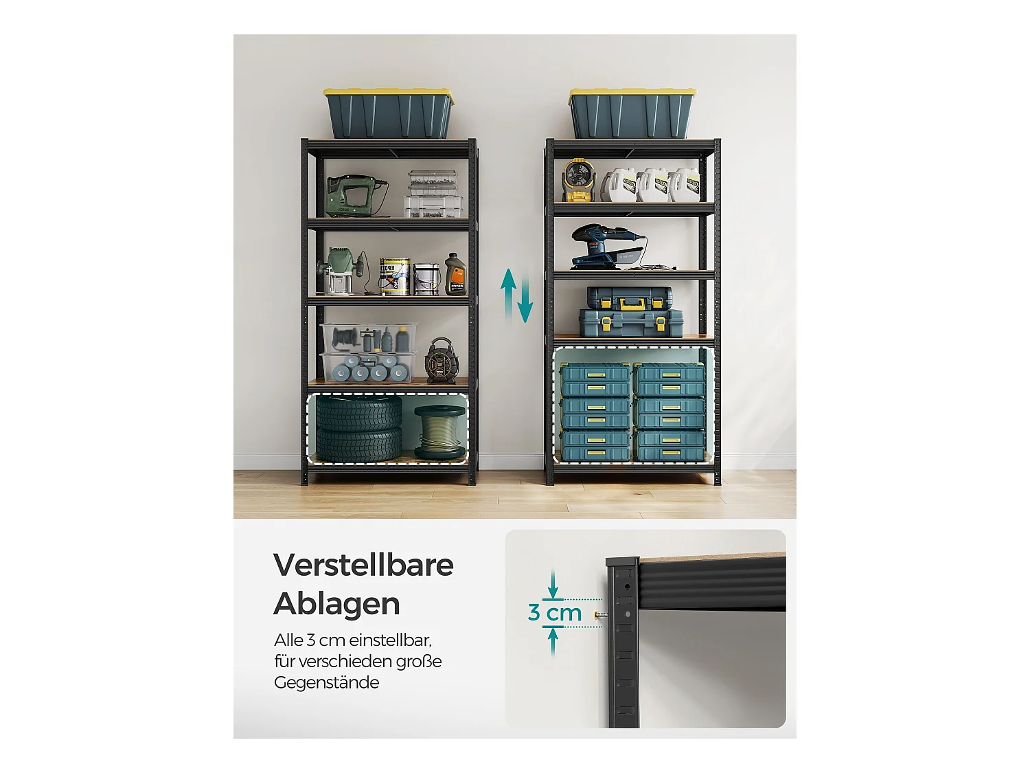 Schwerlastregale Jakarta 2er-Set