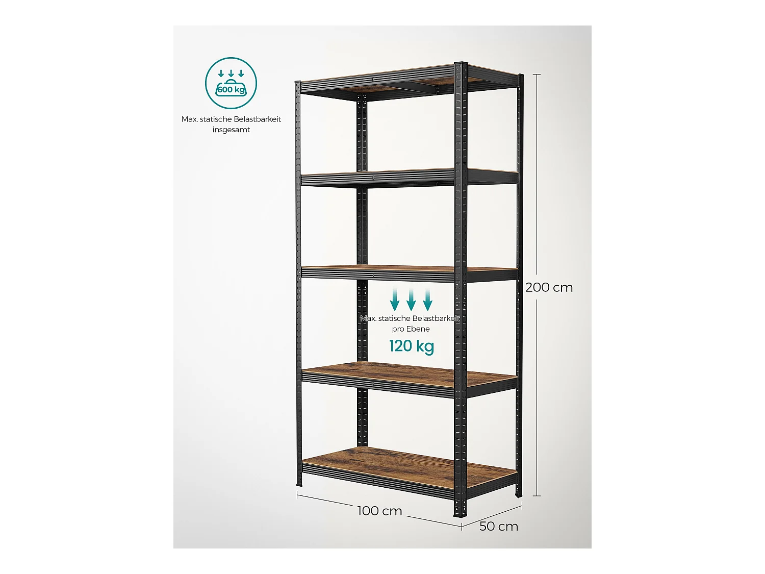 Schwerlastregale Jakarta 2er-Set