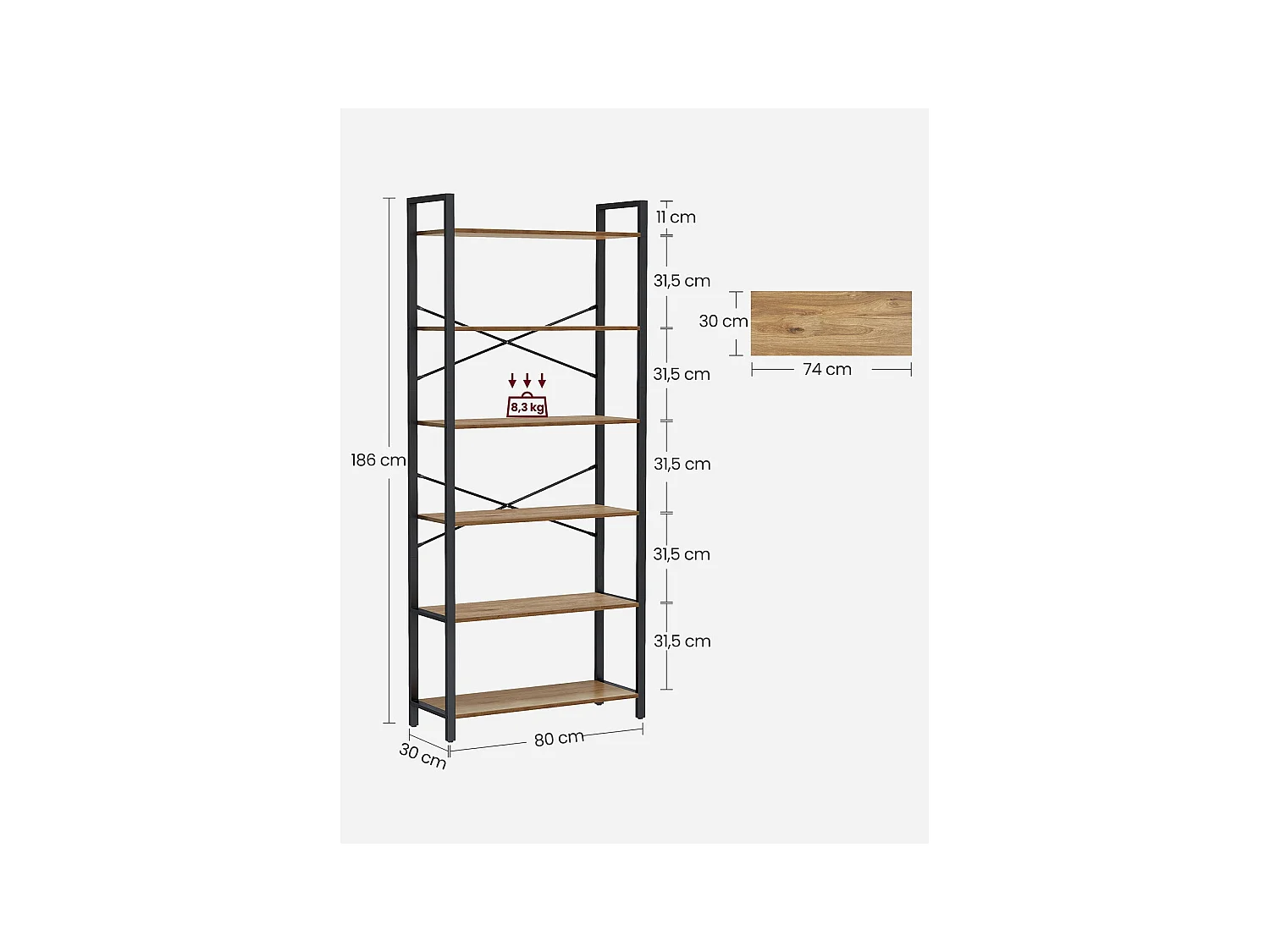 Bücherregal Sidi Ettiji
