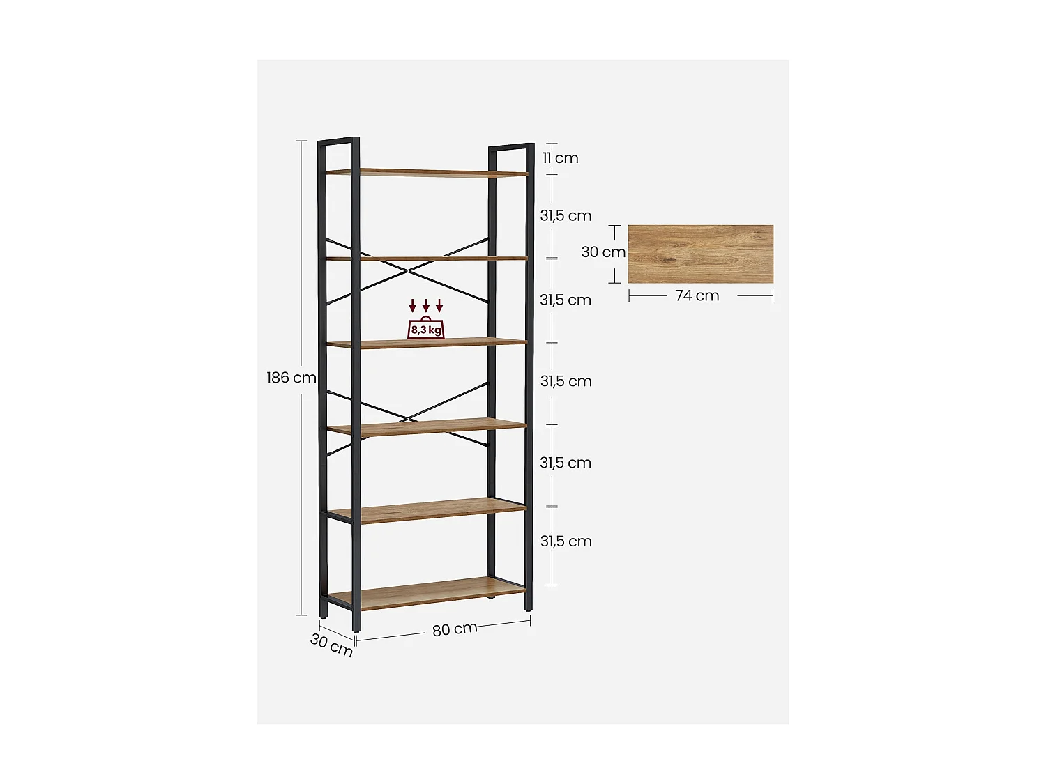 Bücherregal Sidi Ettiji