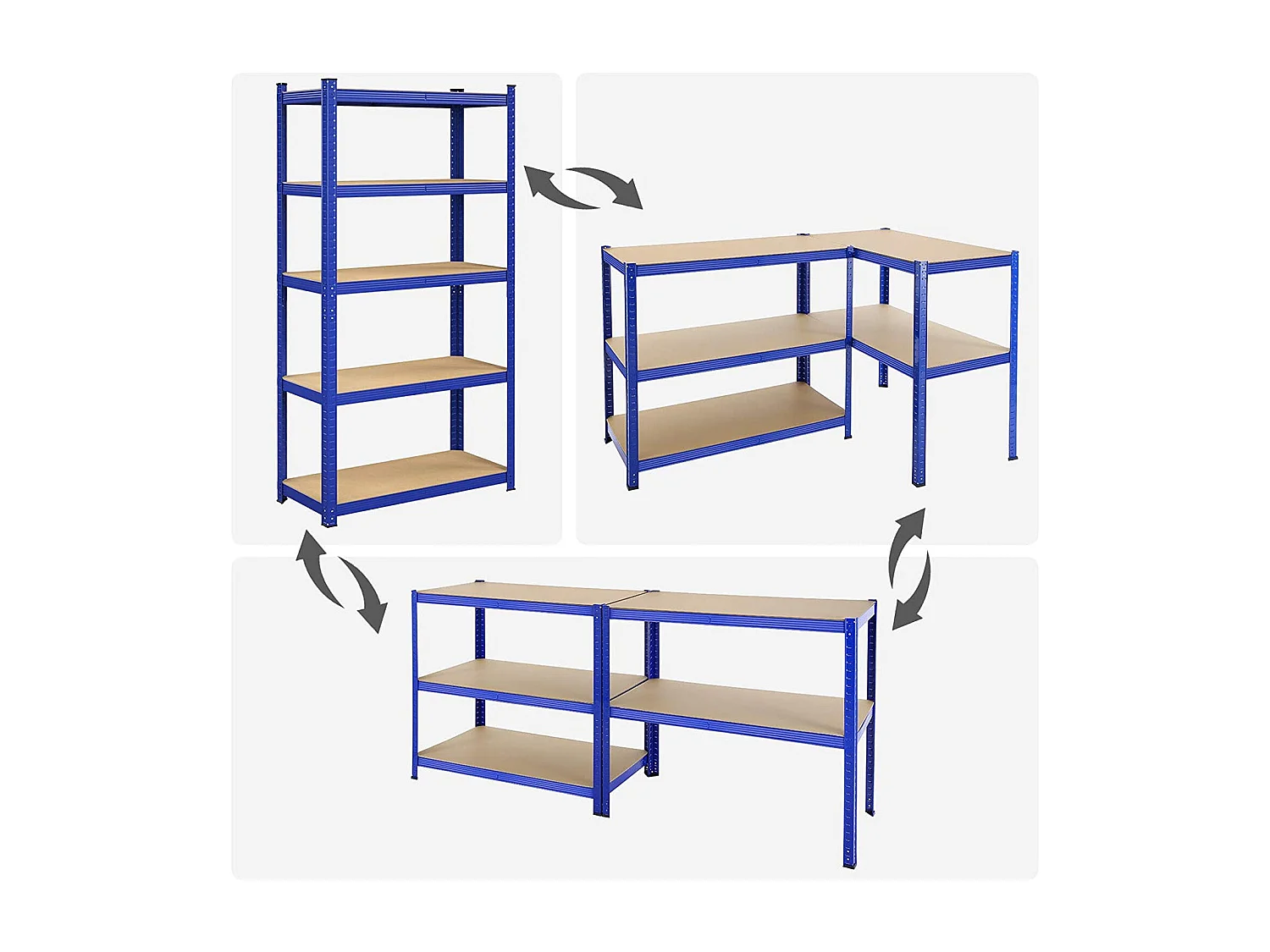 Set di 2 mensole Antalya