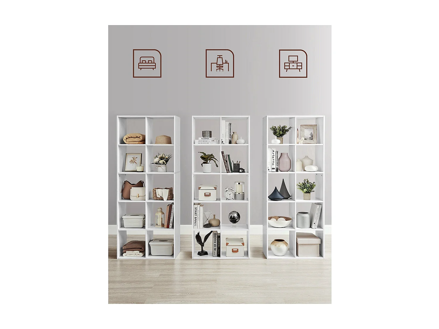 Bücherregal Aufbewahrungsregal Manhattan