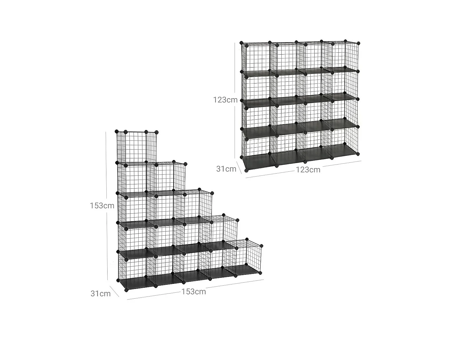 Système d'étagères Yazd