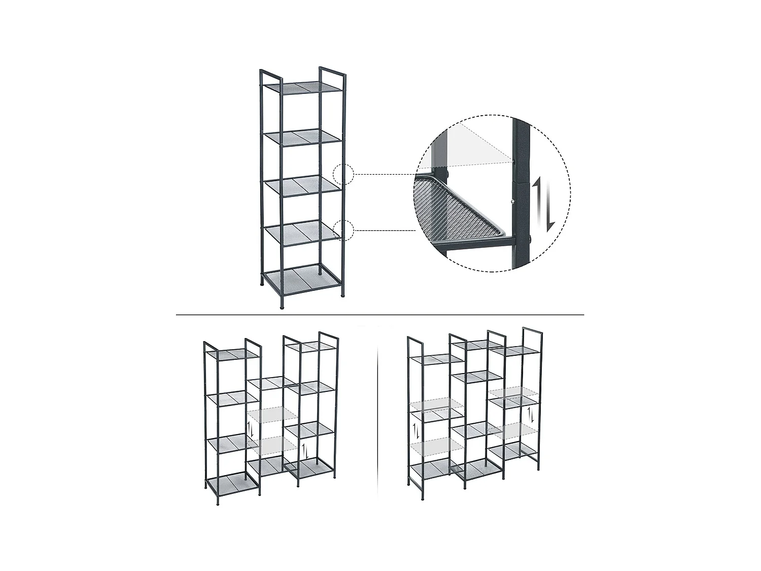 Standregal Küchenregal Badregal