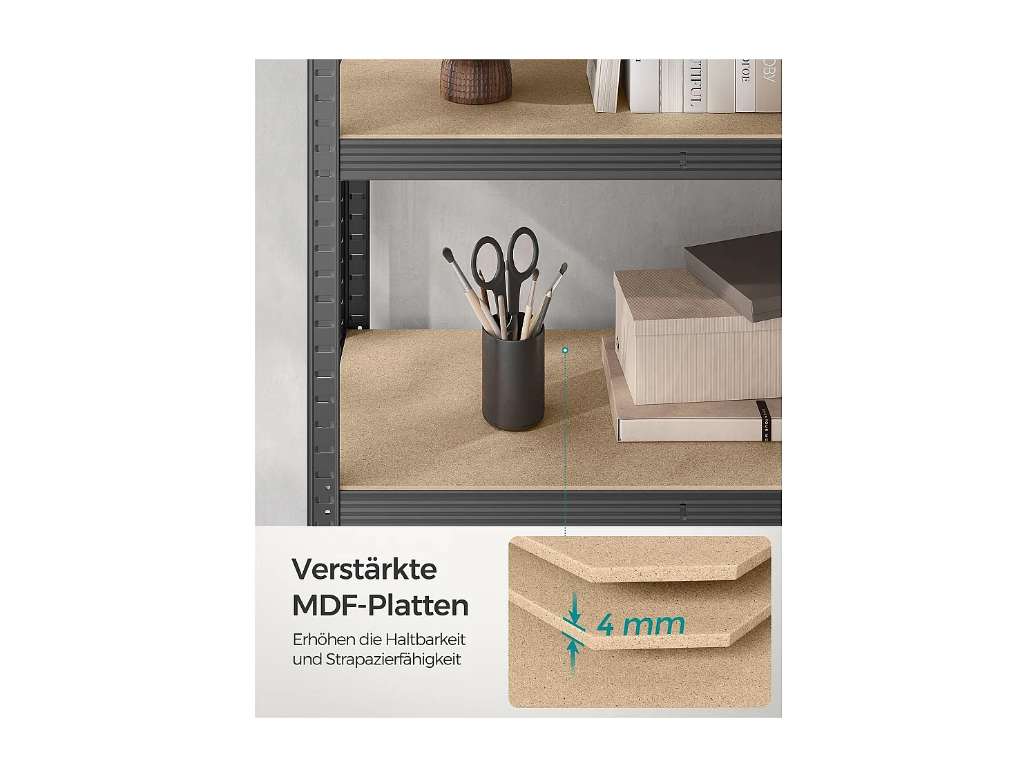 Étagère robuste Lagos, lot de 2