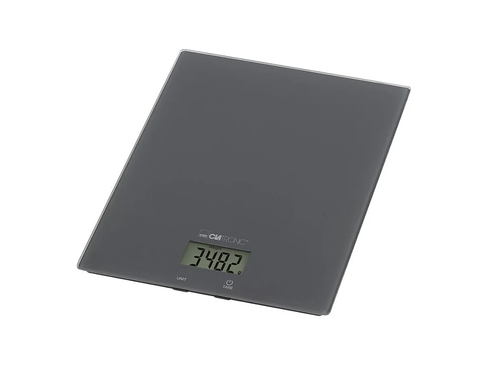 Balance de cuisine en verre Gris Clatronic KW3820-Gris