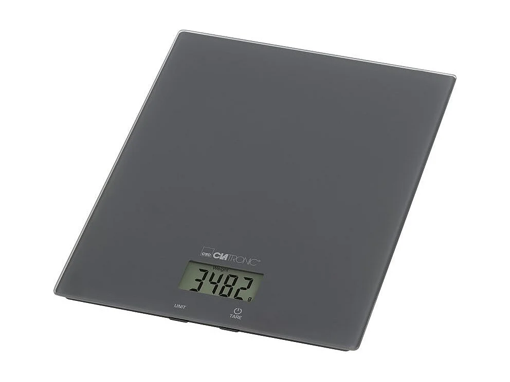 Balance de cuisine en verre Gris Clatronic KW3820-Gris