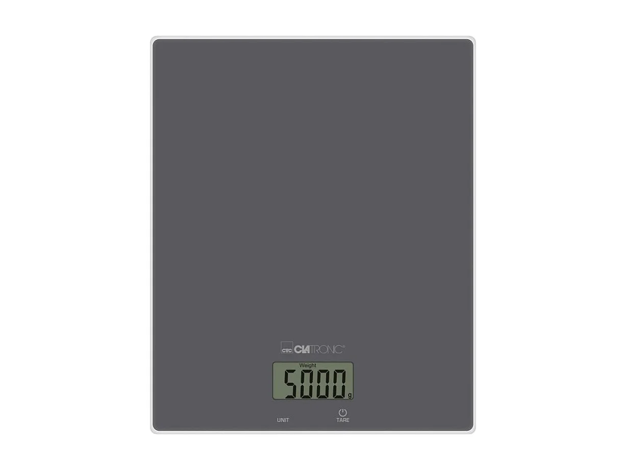 Balance de cuisine en verre Gris Clatronic KW3820-Gris