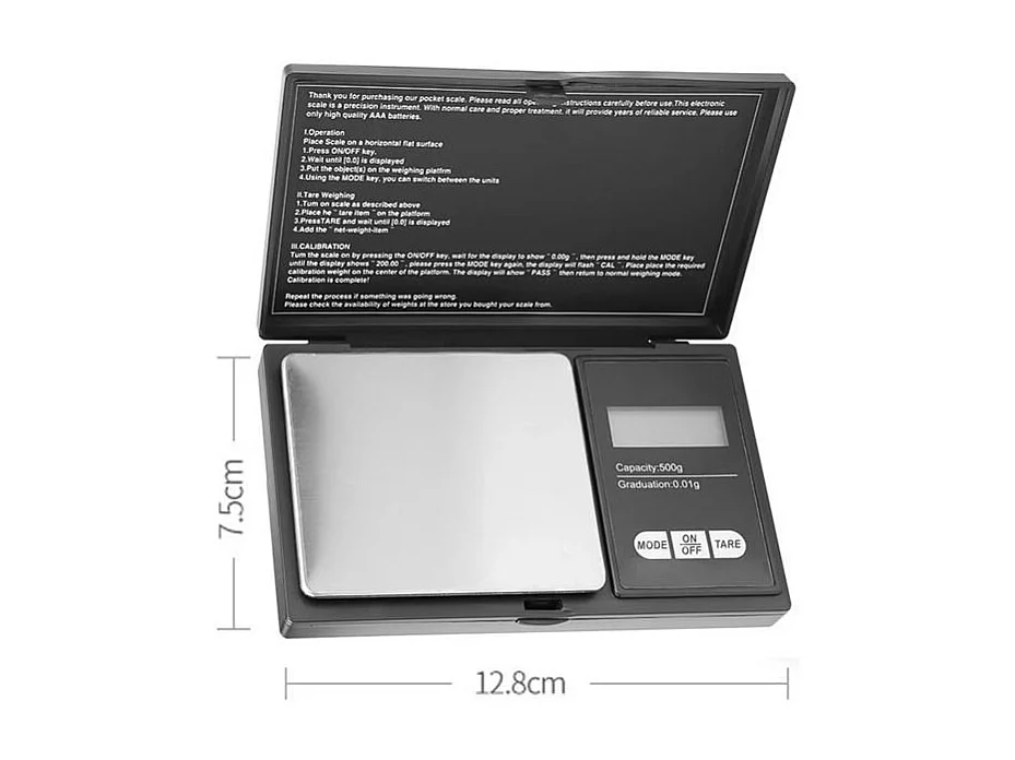 Balance électronique portative pour bijoux Herzberg HG04265