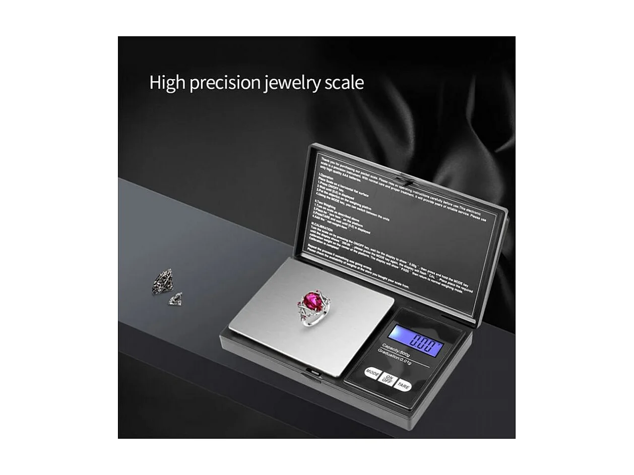 Balance électronique portative pour bijoux Herzberg HG04265