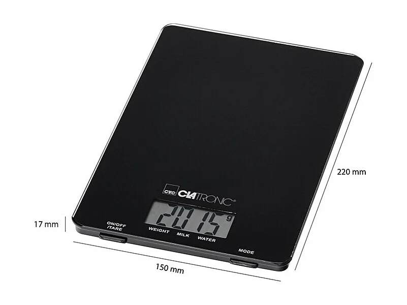 Balance de cuisine Clatronic KW 3626 Noir