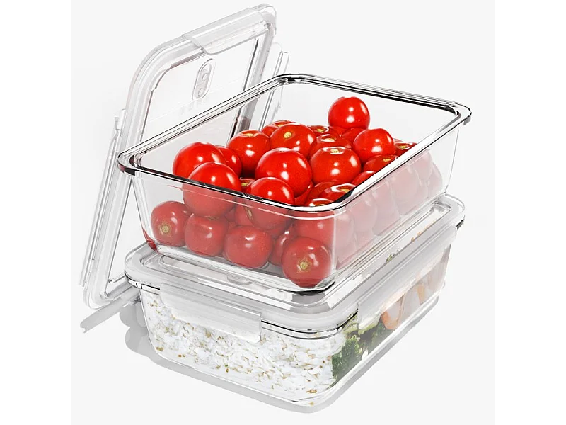 Ensemble de boite de conservation 2 pièces en verre Classbach C-FHD4024G