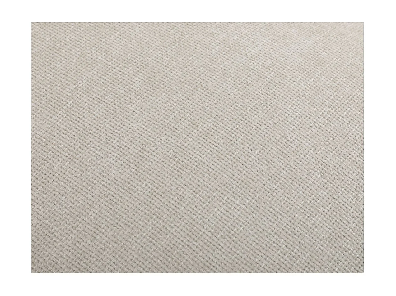 Canapé droit TALMA 3 places en tissu beige pieds métal