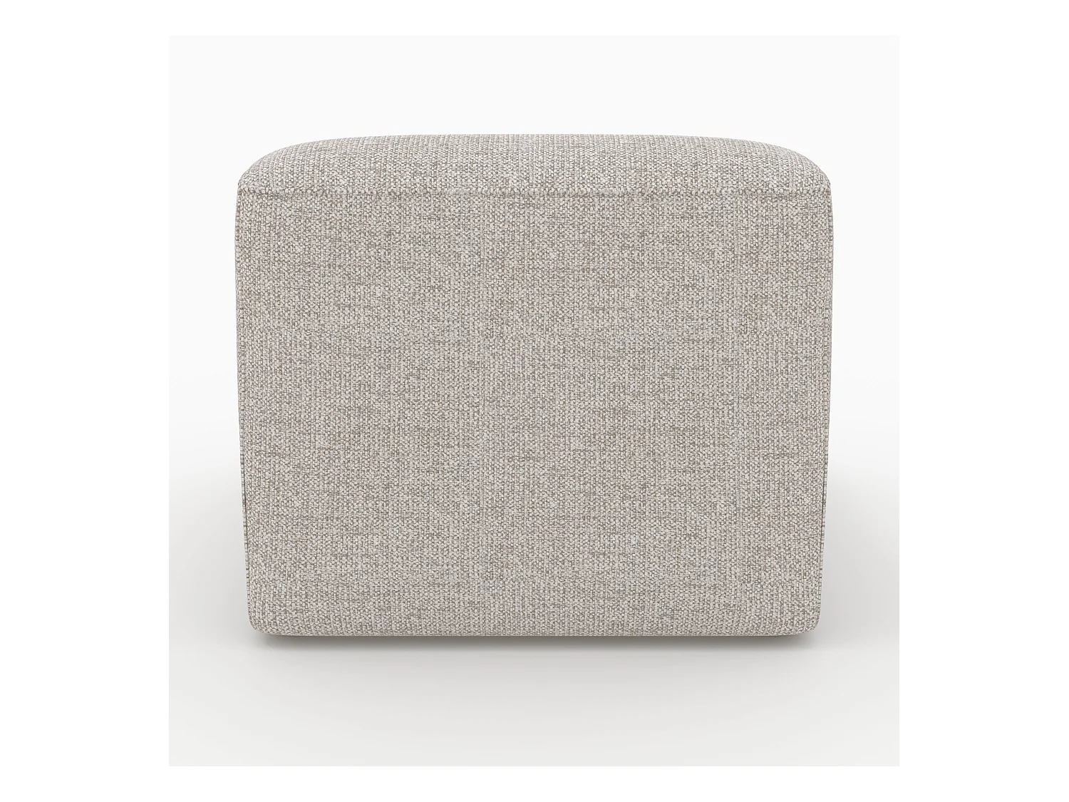 Chauffeuse pour canapé modulable en tissu beige - Hestia