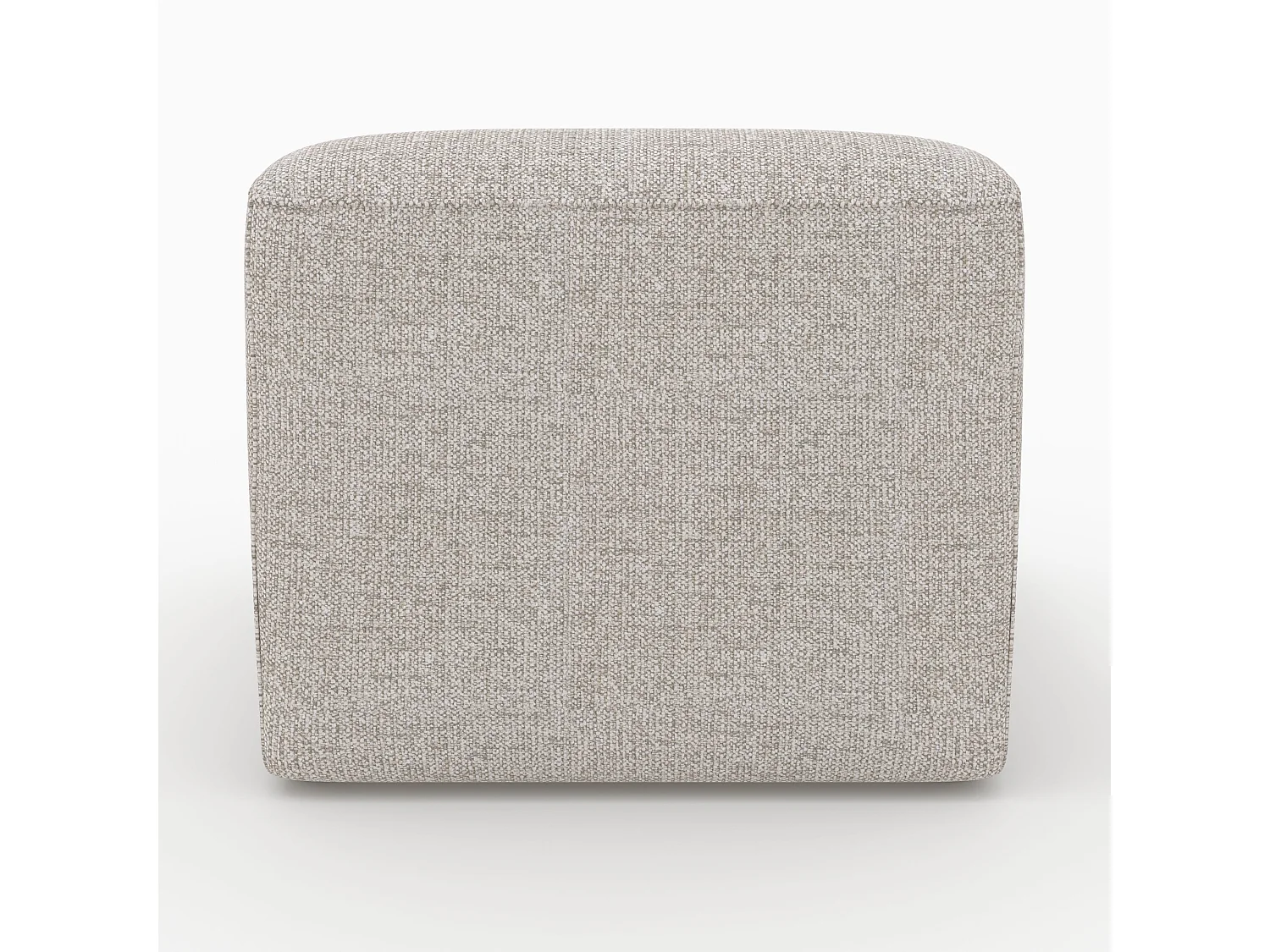 Chauffeuse pour canapé modulable en tissu beige - Hestia