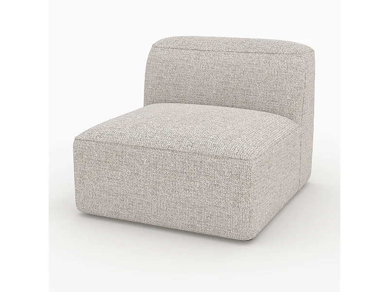 Sofá modular en tela beige - Hestia