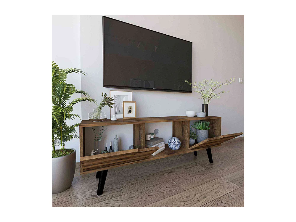 Meuble TV 2 portes en aggloméré Siena