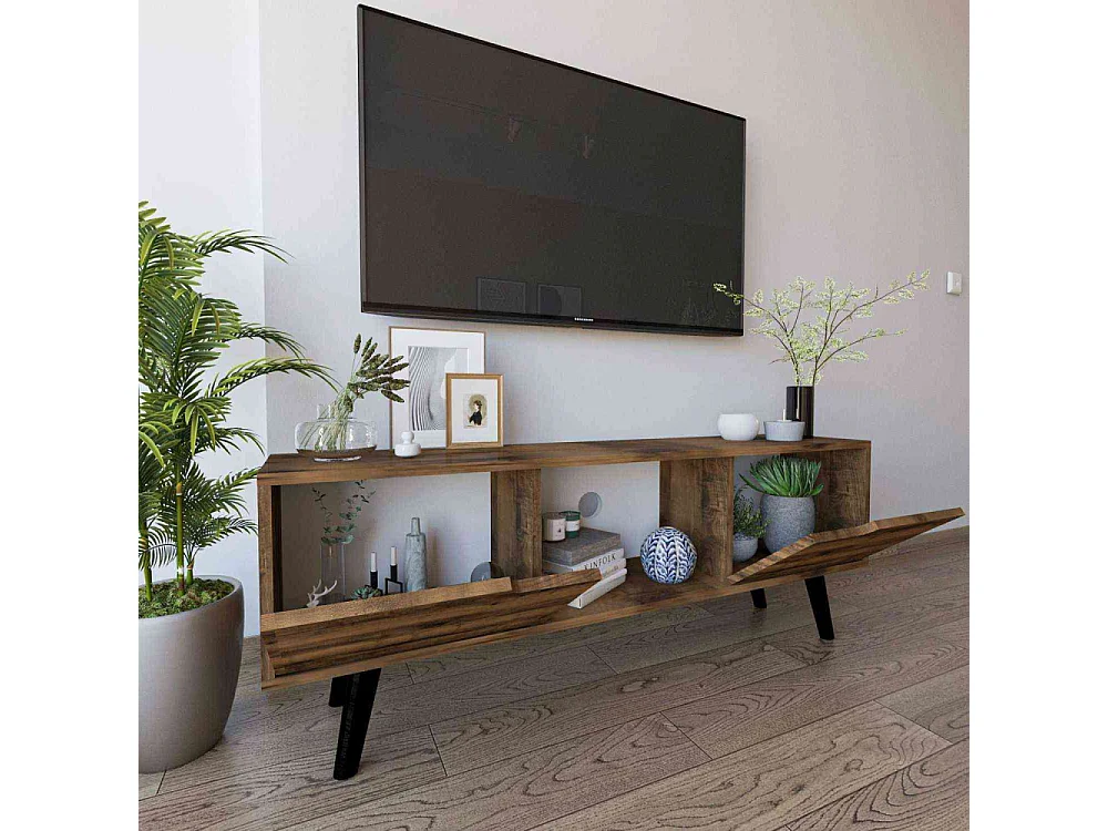 Meuble TV 2 portes en aggloméré Siena