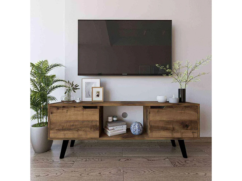 Meuble TV 2 portes en aggloméré Siena