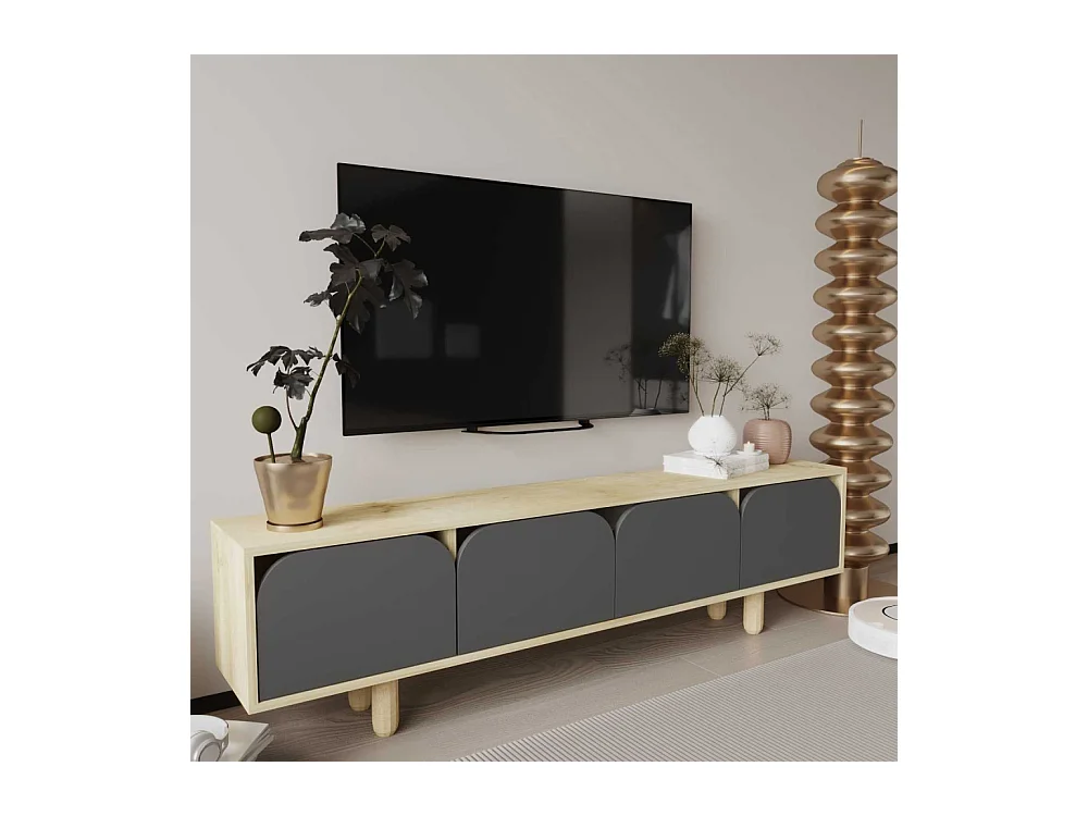 Meuble TV en aggloméré Lazio