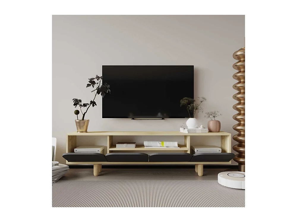 Meuble TV en aggloméré Lazio