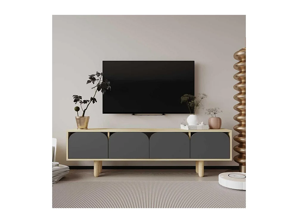 Meuble TV en aggloméré Lazio