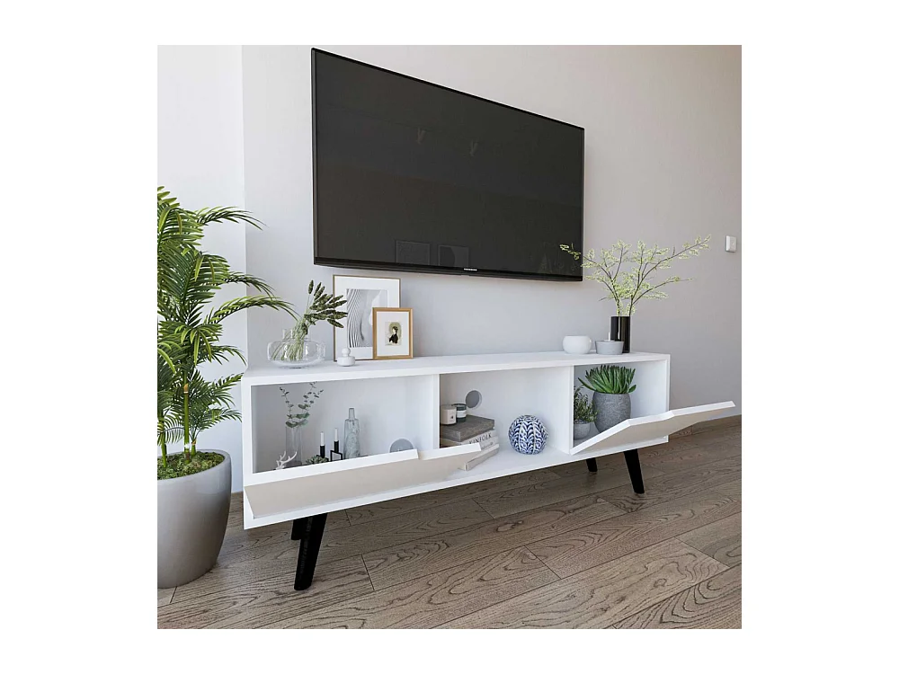 Meuble TV 2 portes en aggloméré Siena