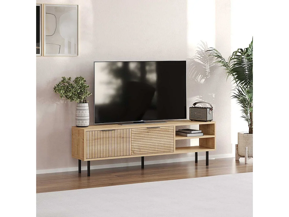 Móvel de TV – 150 cm x 45 cm x 30 cm – Carvalho Safira – MDF