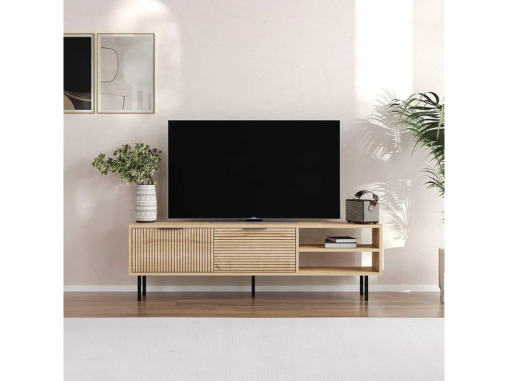 Móvel de TV – 150 cm x 45 cm x 30 cm – Carvalho Safira – MDF