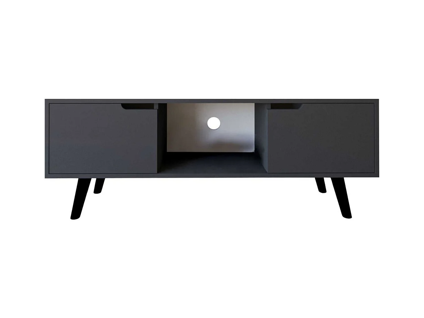 Meuble TV 2 portes en aggloméré Siena