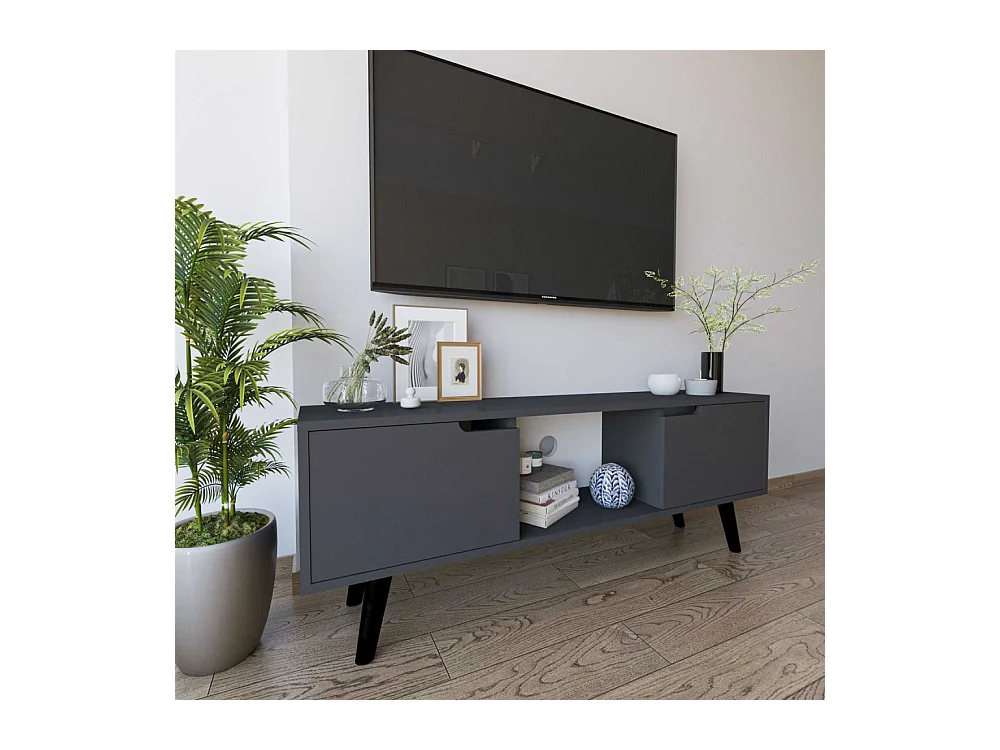 Meuble TV 2 portes en aggloméré Siena