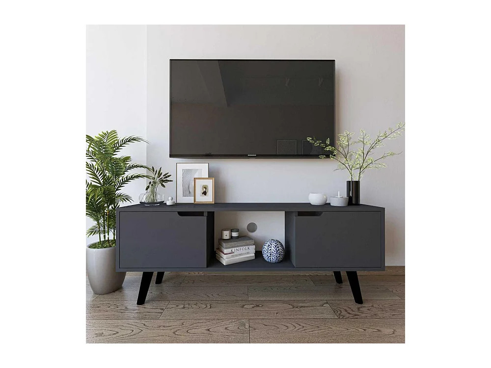 Meuble TV 2 portes en aggloméré Siena