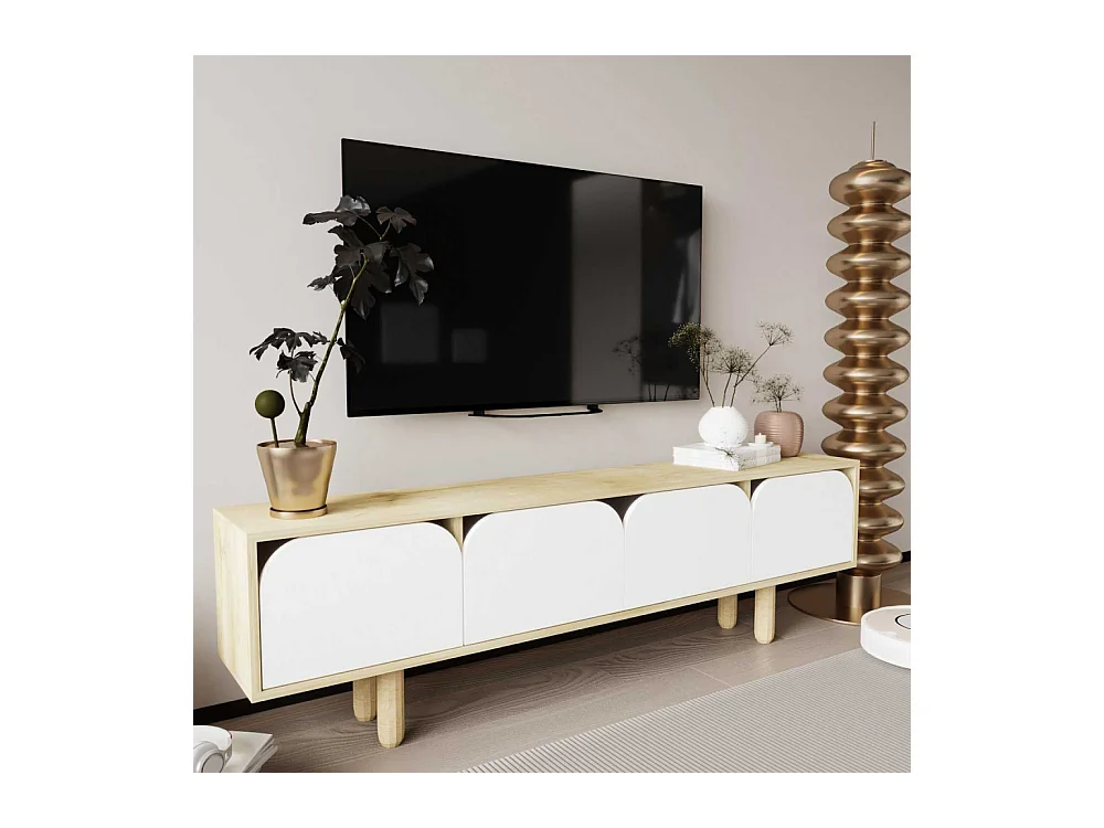 Meuble TV en aggloméré Lazio